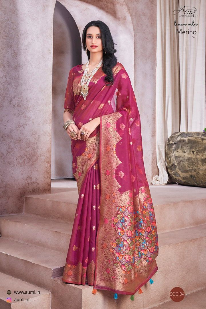 Aura Merino V 1 Heavy Festive Wear Wholesale Designer Sarees Catalog